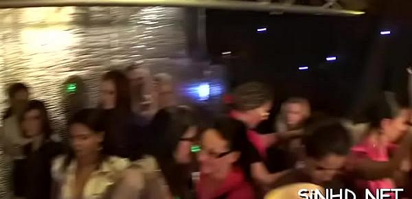  Explicit and brazen group gratifying